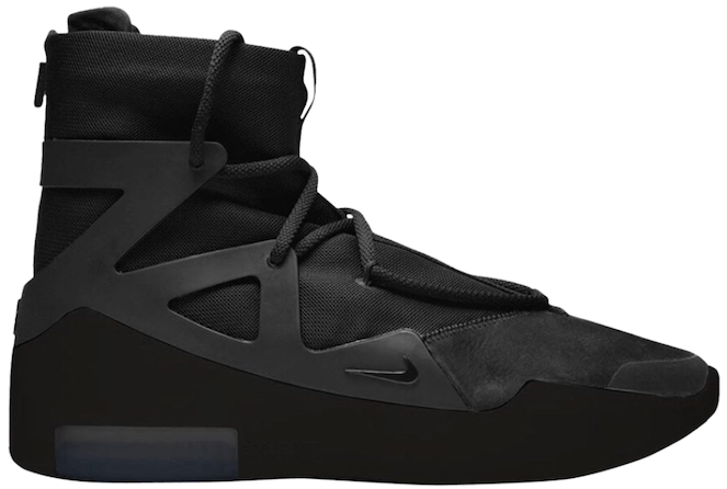 air fear of god 1 triple black resell price