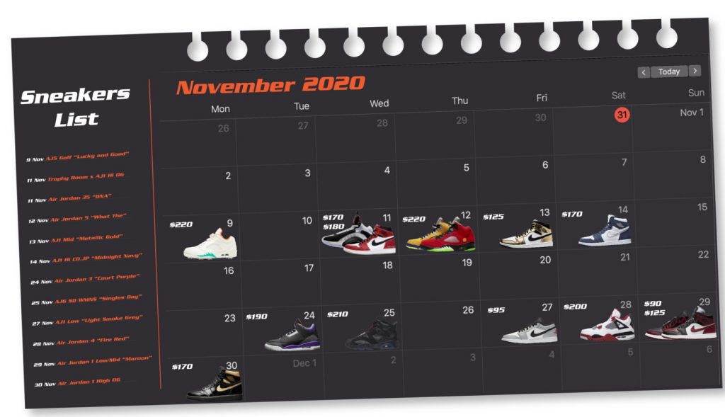 November Jordan Releases 5 Out of Which Can Make You 5,000 [2020]