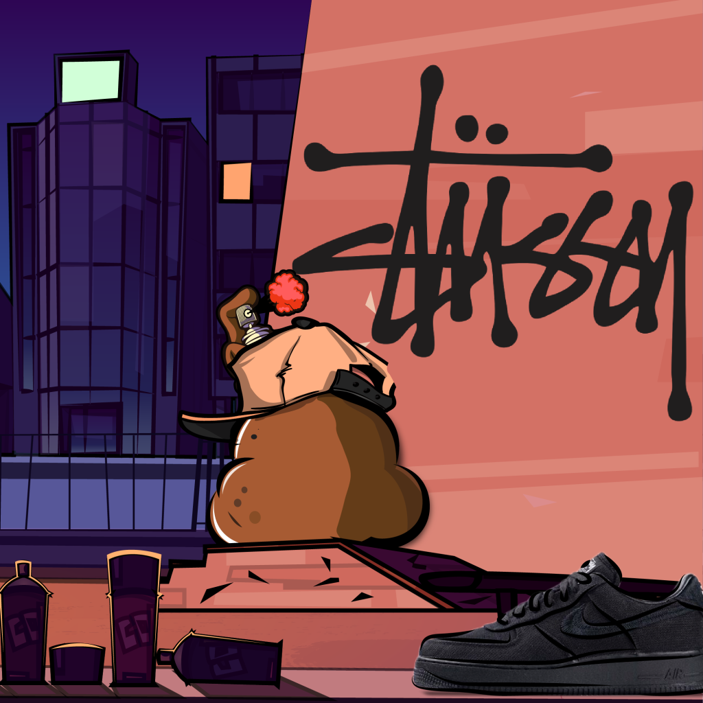 STUSSY AIR FORCE 1 TSB