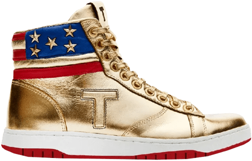 Trump Gold Sneakers