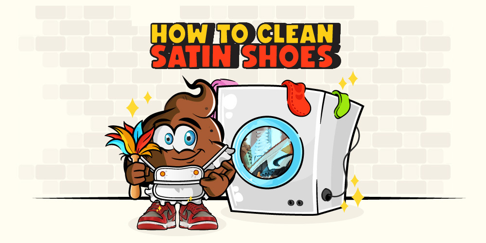 cleaning satin shoes 