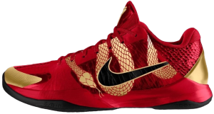 Kobe 5 Year Of the Mamba red